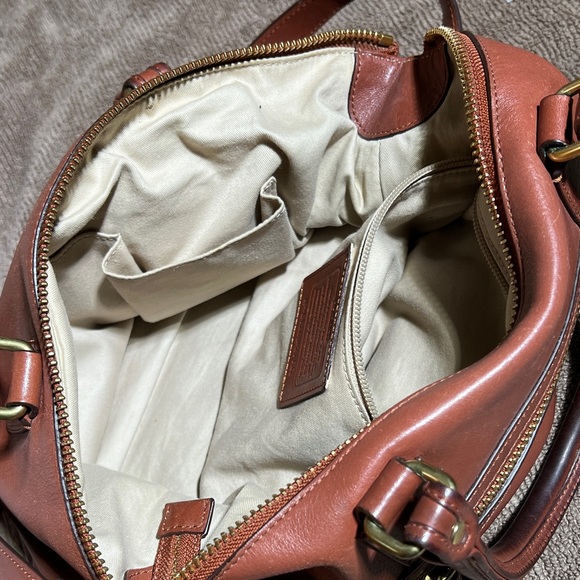 Coach Molly East West Leather Satchel - Picture 12 of 14